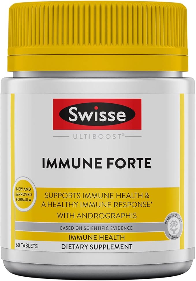 swisse ultiboost immune forte| 含维生素c,锌,接骨木浆果,紫锥菊和